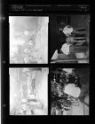 Burned house (4 Negatives) (August 6, 1954) [Sleeve 15, Folder e, Box 4]